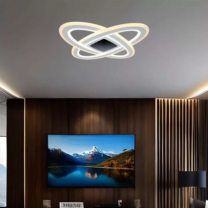 V-TAC dekoratív mennyezeti LED lámpatest 130W 13600lm 3in1 + távirányítóval - 15360 - Image 6