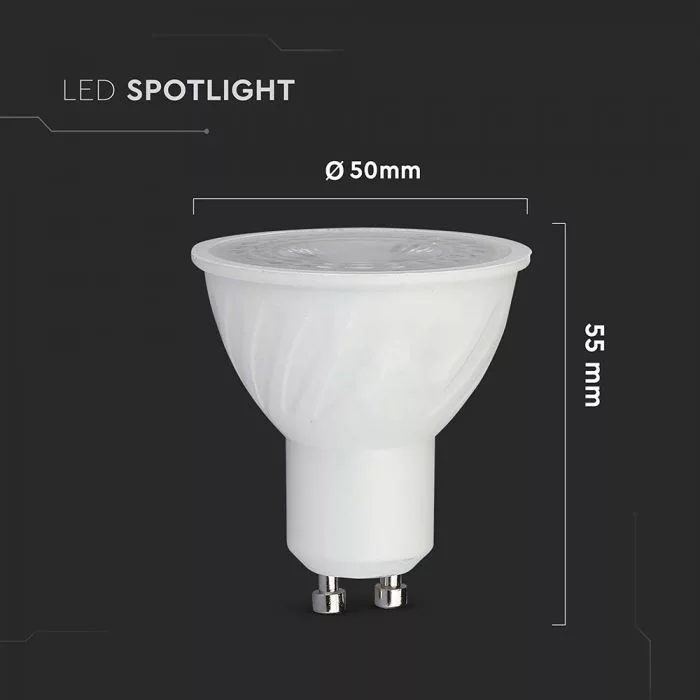 V-TAC LED spot GU10 MR16 6W 445lm 110o 4000K - 211931 - Image 6