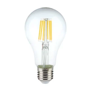 V-TAC LED filament COG E27 A60 10W 1055lm 3000K gömb - 214410