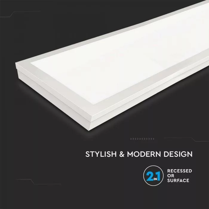V-TAC falon kívüli és süllyeszthető LED panel 40W 110lm/W 4400lm 4000K - 216625 - Image 2