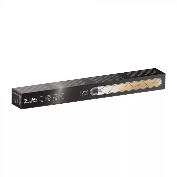 V-TAC LED henger borostyán filament COG E27 T30 7W 700lm 2200K - 217144 - Image 5