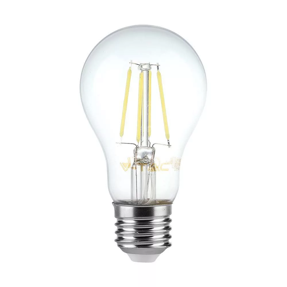V-TAC LED borostyán filament COG E27 A60 12W 1350lm 2200K gömb - 217457