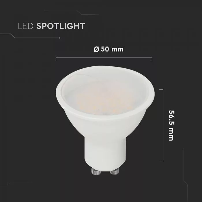 V-TAC LED spot GU10 MR16 10W 1000lm 110o 4000K - 218791 - Image 6
