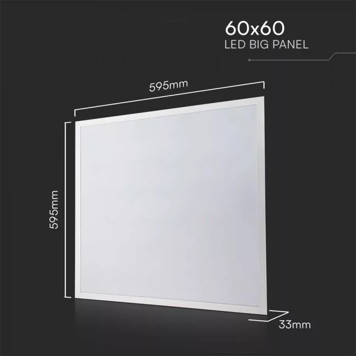 V-TAC Backlit LED panel 40W 600x600mm PHILIPS DRIVER 120lm/W 4800lm 4000K - 23822 - Image 5
