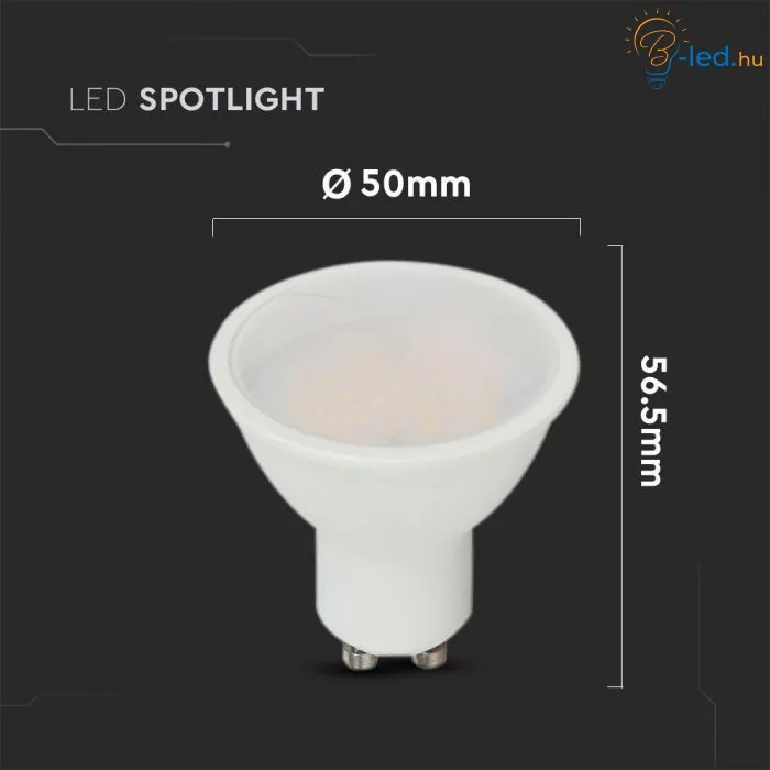 V-TAC LED spot GU10 MR16 2,9W 250lm 110o 3000K - 2987 - Image 3