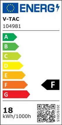 V-TAC PRO falon kívüli, négyzet alakú LED panel 18W 1980lm 3000K (Samsung Chip) - 104981 - Image 3