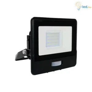 V-TAC LED reflektor Samsung Chip 20W 1510lm 3000K, beépített mozgásérzékelővel, fekete házzal - 20259