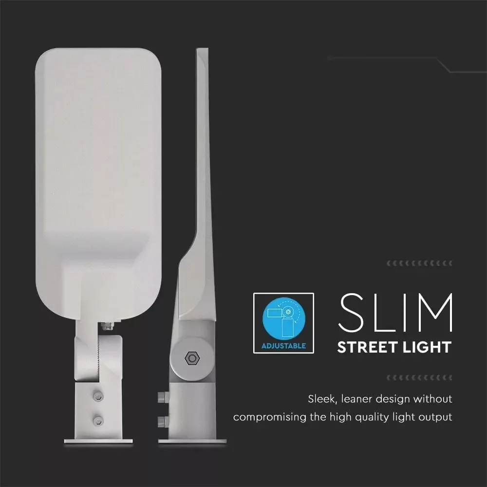 V-TAC LED utcai térvilágító lámpa 30W 3000lm 6500K, ezüst színű - 20423 - Image 2