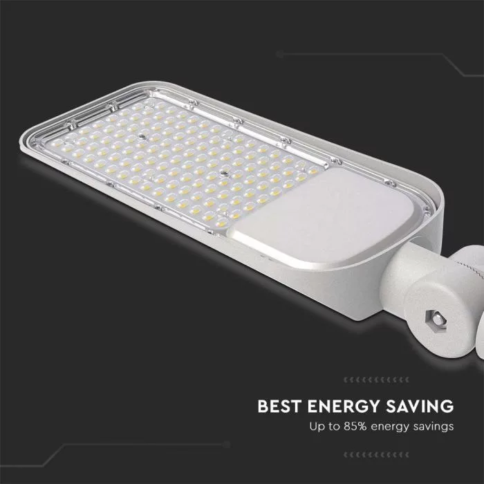 V-TAC LED utcai térvilágító lámpa Samsung Chip 100W 11000lm 6500K, ezüst színű - 20427 - Image 5