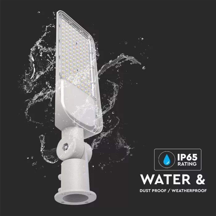 V-TAC PRO LED utcai térvilágító lámpa Samsung Chip 100W 11480lm 4000K, ezüst színű - 2120426 - Image 3