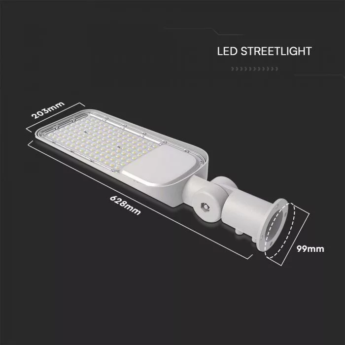 V-TAC LED utcai térvilágító lámpa Samsung Chip 150W 17220lm 6500K, ezüst színű - 2120429 - Image 2