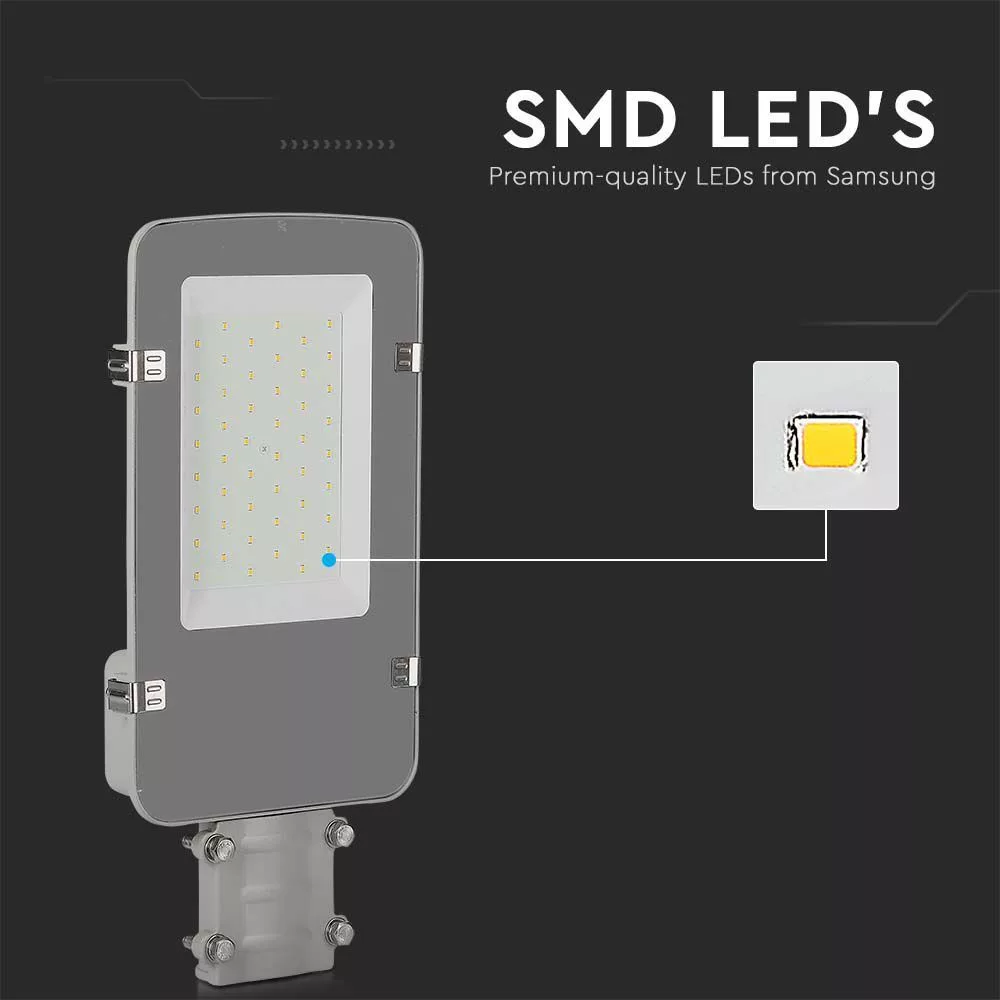 V-TAC LED utcai térvilágító lámpatest Samsung Chip 30W 3000lm 4000K, fekete színű - 215251 - Image 4