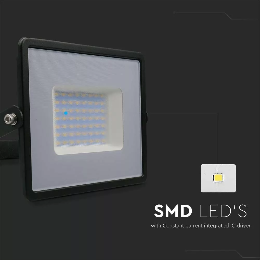 V-TAC LED reflektor 50W 4250lm 110o 4000K "E" széria fekete házas - 215959 - Image 6