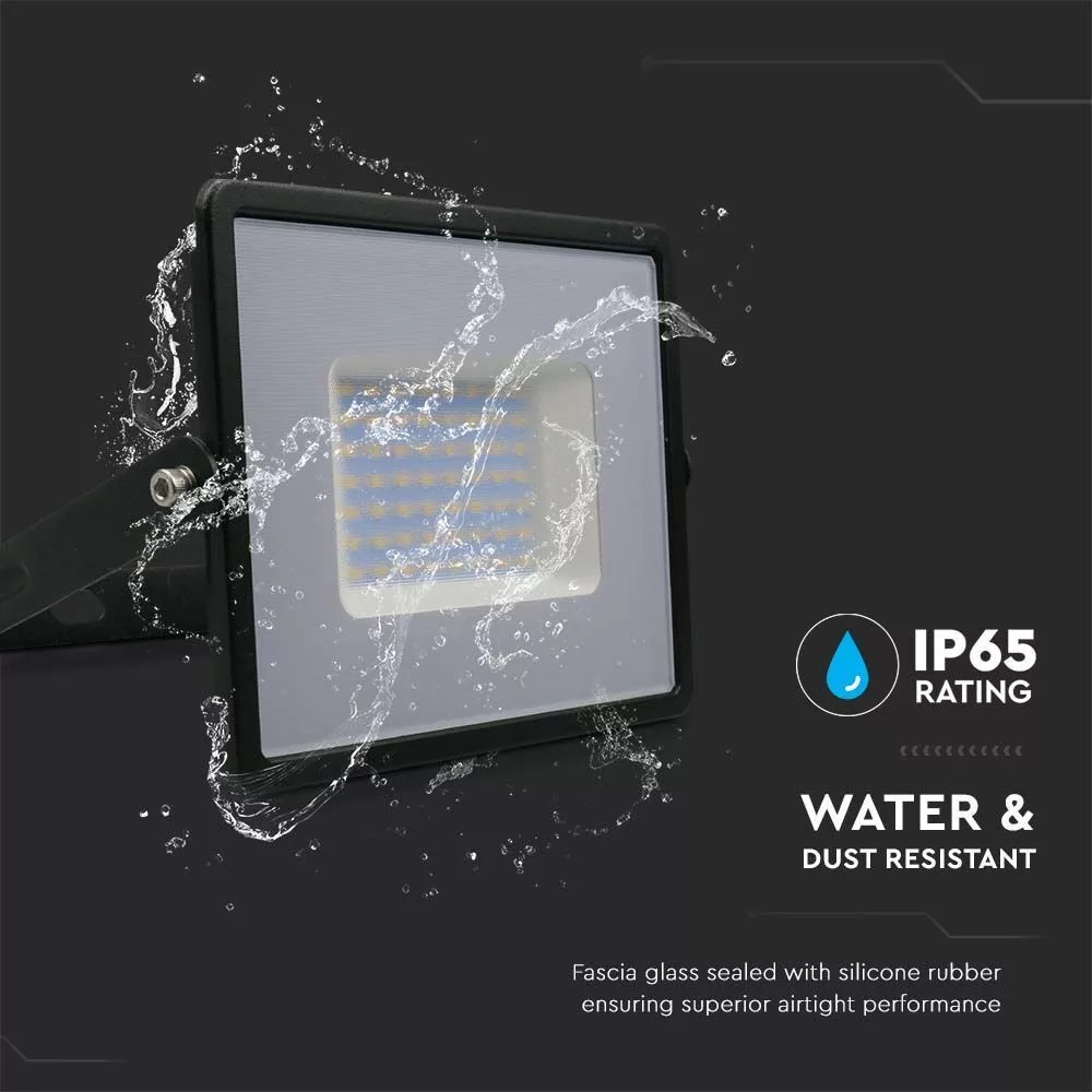 V-TAC LED reflektor 50W 4250lm 110o 4000K "E" széria fekete házas - 215959 - Image 3