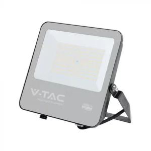 V-TAC LED reflektor Slimline 100W 13500lm 115o 3000K (Cree LED) 1 m hosszú vezetékkel, fekete házas - 232006