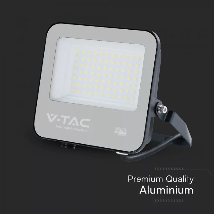 V-TAC LED reflektor Slimline 50W 5740lm 6500K fekete házas (CREE LED) - 232176 - Image 4
