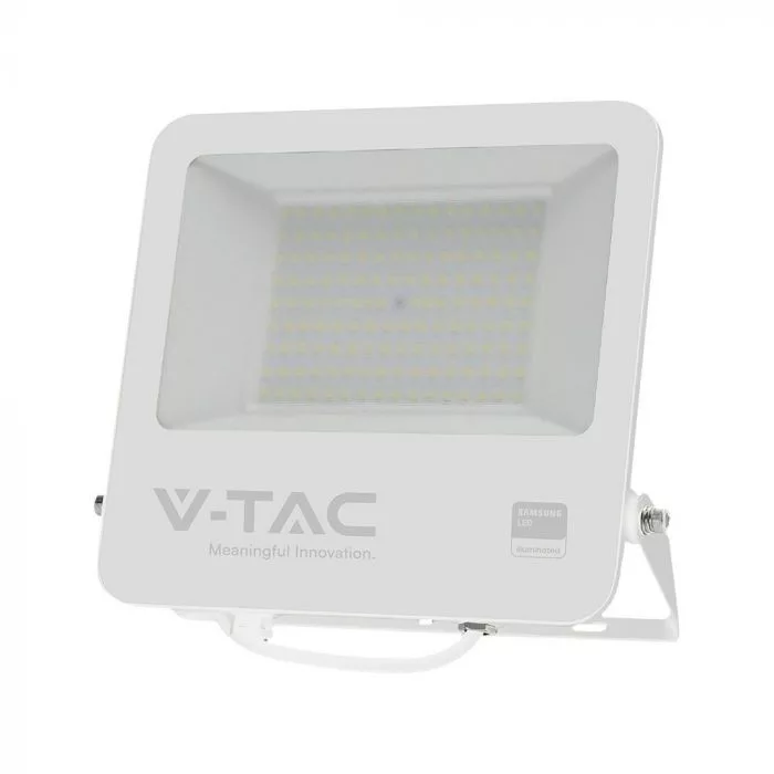 V-TAC LED reflektor Samsung Chip, 100W 8700lm 6500K, fehér házas - 23443