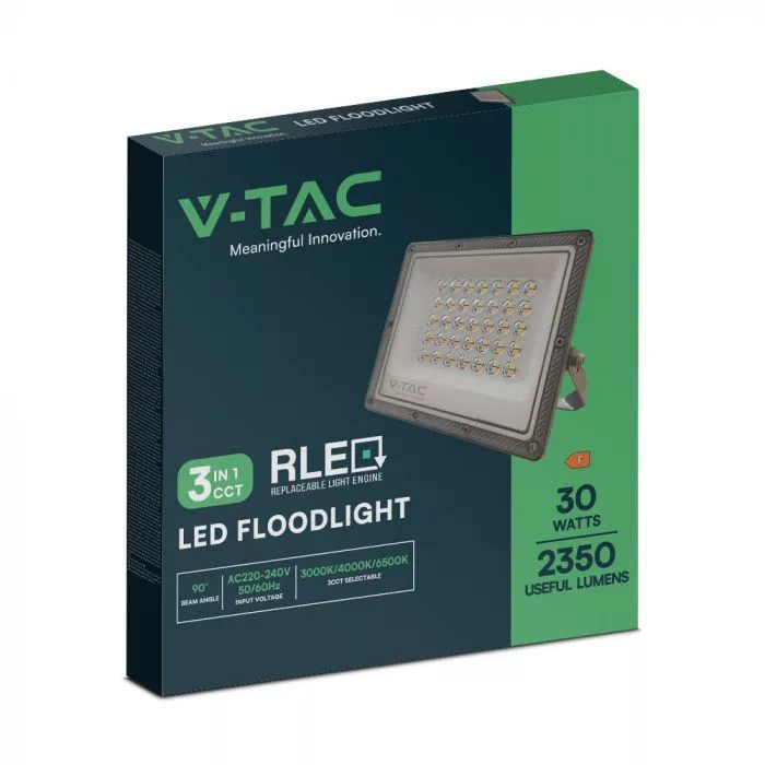 V-TAC napelemes szögletes fejű lámpa, 5,5W 220lm 3,7V 2200mAh, 3000K, 23 cm magas, mozgásérzékelővel, fekete színű - 23398 - Image 4