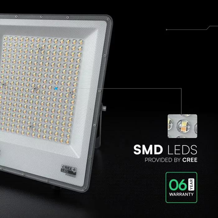 V-TAC LED reflektor 200W 16450lm 3in1 CCT fekete házas (CREE LED) - 240706 - Image 3