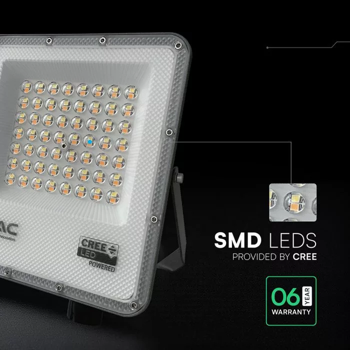 V-TAC LED reflektor 50W 4000lm 3in1 CCT fekete házas (CREE LED) - 240736 - Image 3