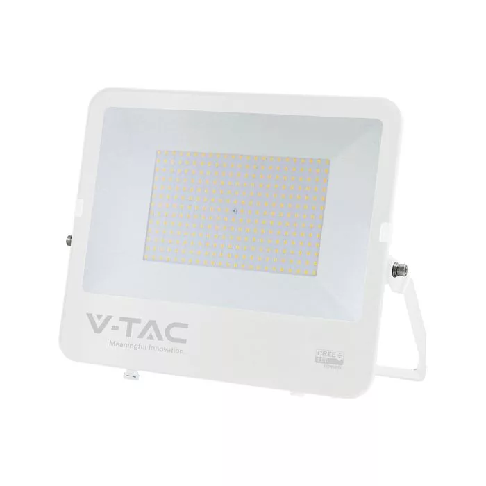 V-TAC LED reflektor Slimline 200W 22960lm 6500K fehér házas (CREE LED) - 242136
