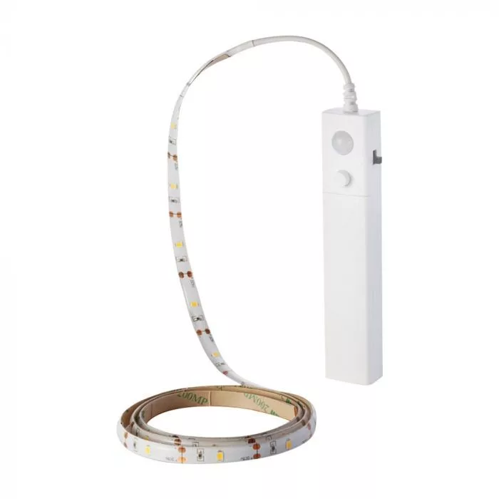 V-TAC LED elemes szalag mozgásérzékelővel 2,4W 200lm / m, 2700K - 2573