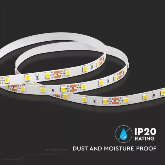 V-TAC LED szalag SMD4040 60 LED / m, 8W / m, 12V 800lm / m, IP20 3000K - 2931 - Image 3