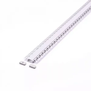 V-TAC Alumínium profil - gipszkartonba - opál fedlappal - 2000 x 61,5 x 14 mm - 3359