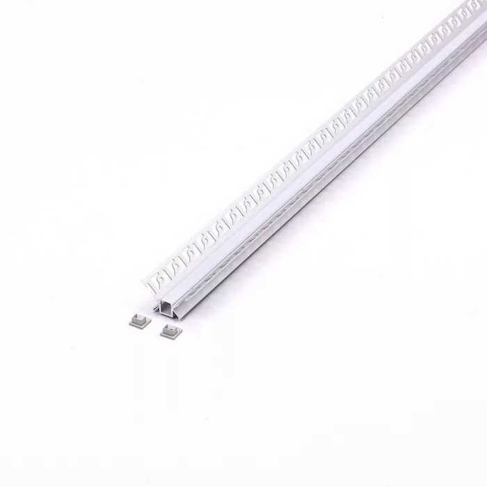 V-TAC Alumínium profil - gipszkartonba - belső sarok - opál fedlappal - 2000 x 45,4 x 25,14 mm - 3362