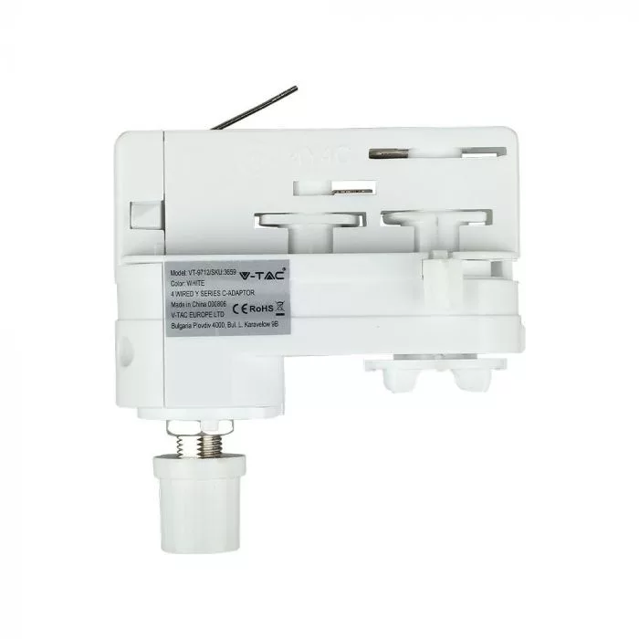 V-TAC sín adapter, fehér - 3659