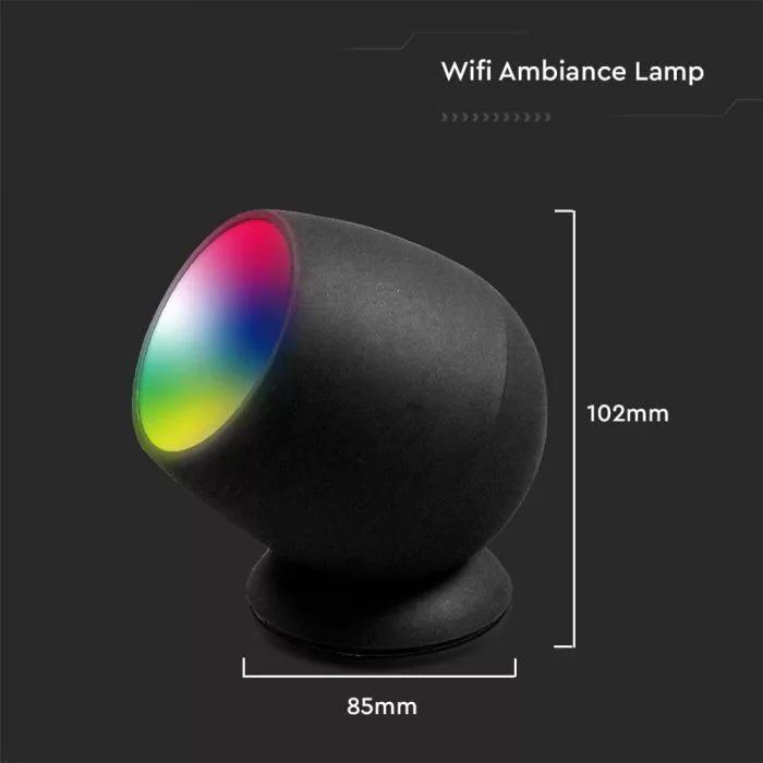 V-TAC LED 2,2W hangulatvilágítás RGB + 3in1 Alexa és Google Home kompatibilis - 405851 - Image 4