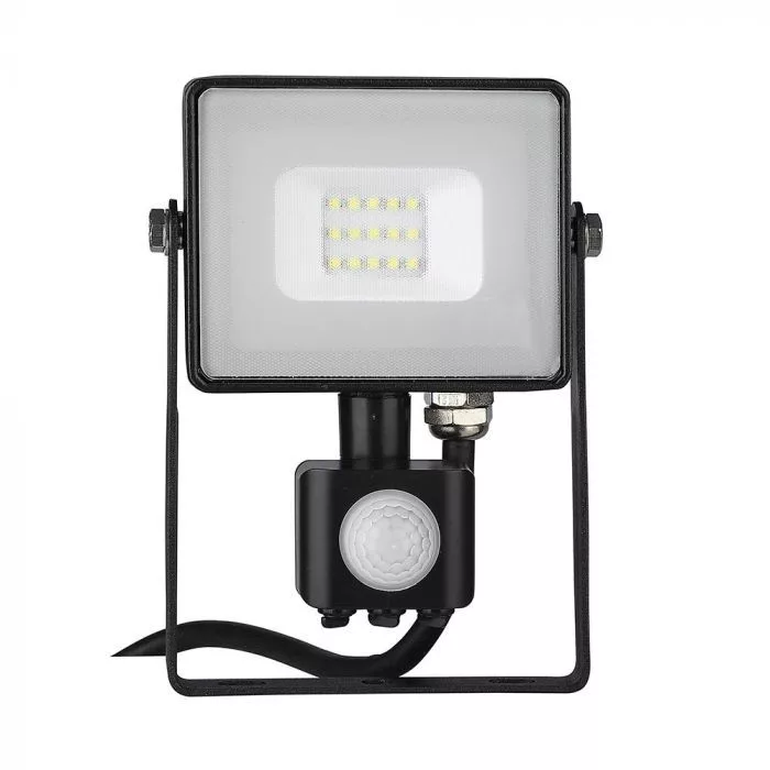 V-TAC LED reflektor Samsung Chip 10W 800lm 4000K, mozgásérzékelővel, fekete házzal - 437 - Image 3