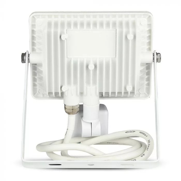 V-TAC LED reflektor Samsung Chip 20W 1600lm 4000K, mozgásérzékelővel, fehér házzal - 449 - Image 3