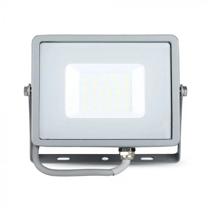 V-TAC LED reflektor 30W 2400lm 100o 6400K (Samsung Chip) szürke házas - 456 - Image 7