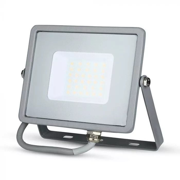 V-TAC LED reflektor 30W 2400lm 100o 6400K (Samsung Chip) szürke házas - 456