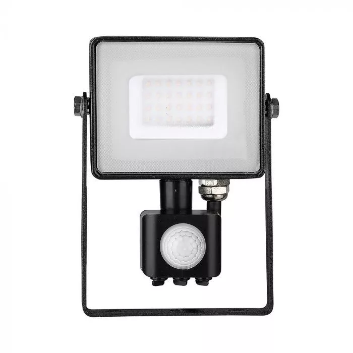 V-TAC LED reflektor Samsung Chip 30W 2400lm 3000K, mozgásérzékelővel, fekete házzal - 460 - Image 4