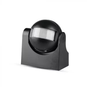 V-TAC infravörös mozgásérzékelő 180o, Max. 300W 240V (LED), IP44 fekete - 5077