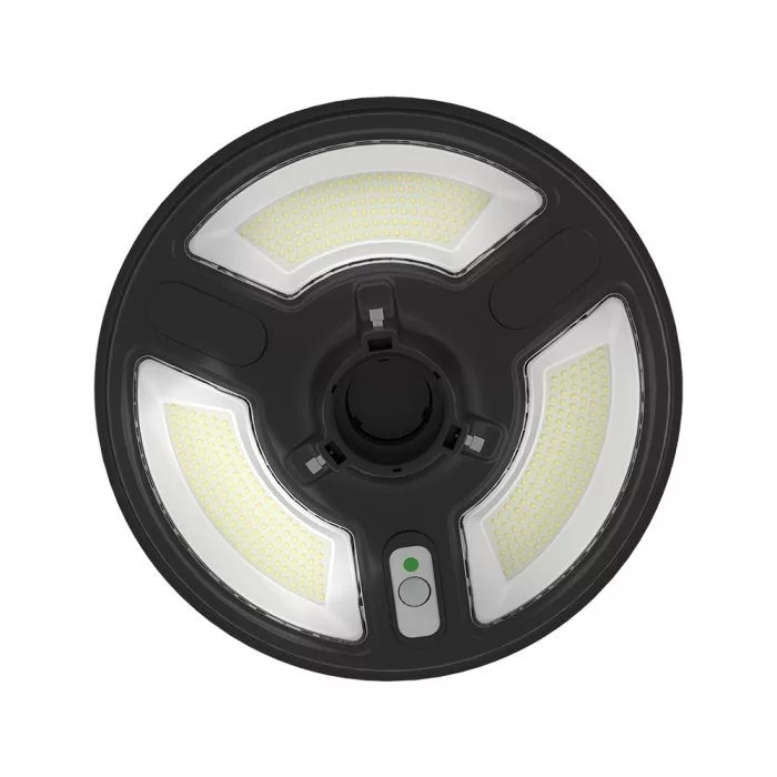 V-TAC Oszlopra szerelhető napelemes lámpa távirányítóval, radarral, 24W 1500lm 3,2V 22000mAh, 6500K, fekete - 5153 - 11258 - Image 4