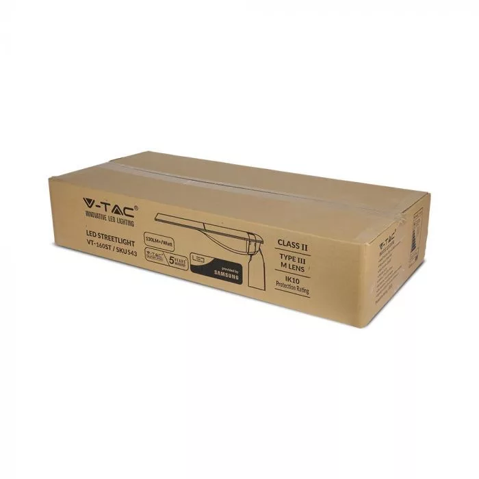 V-TAC LED utcai térvilágító lámpa Samsung Chip 120W 16800lm 4000K, szürke színű - 885 - Image 2