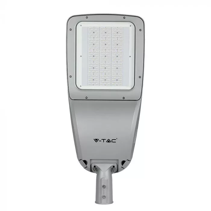 V-TAC utcai LED térvilágító lámpatest Samsung Chip 160W 20800lm 4000K, 10KV túlfeszültség-védelemmel, ezüst színű - 543