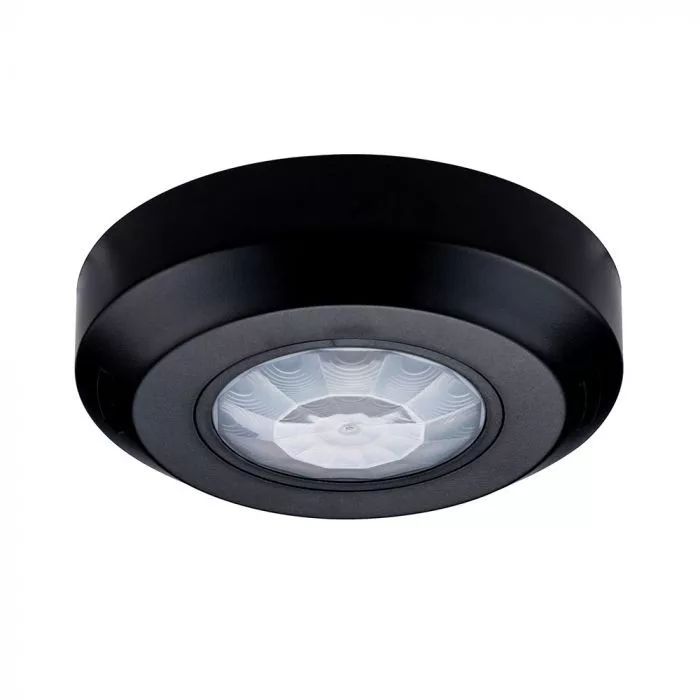 V-TAC mennyezeti infravörös mozgásérzékelő 360o, Max. 200W 240V (LED), IP20 fekete - 6607