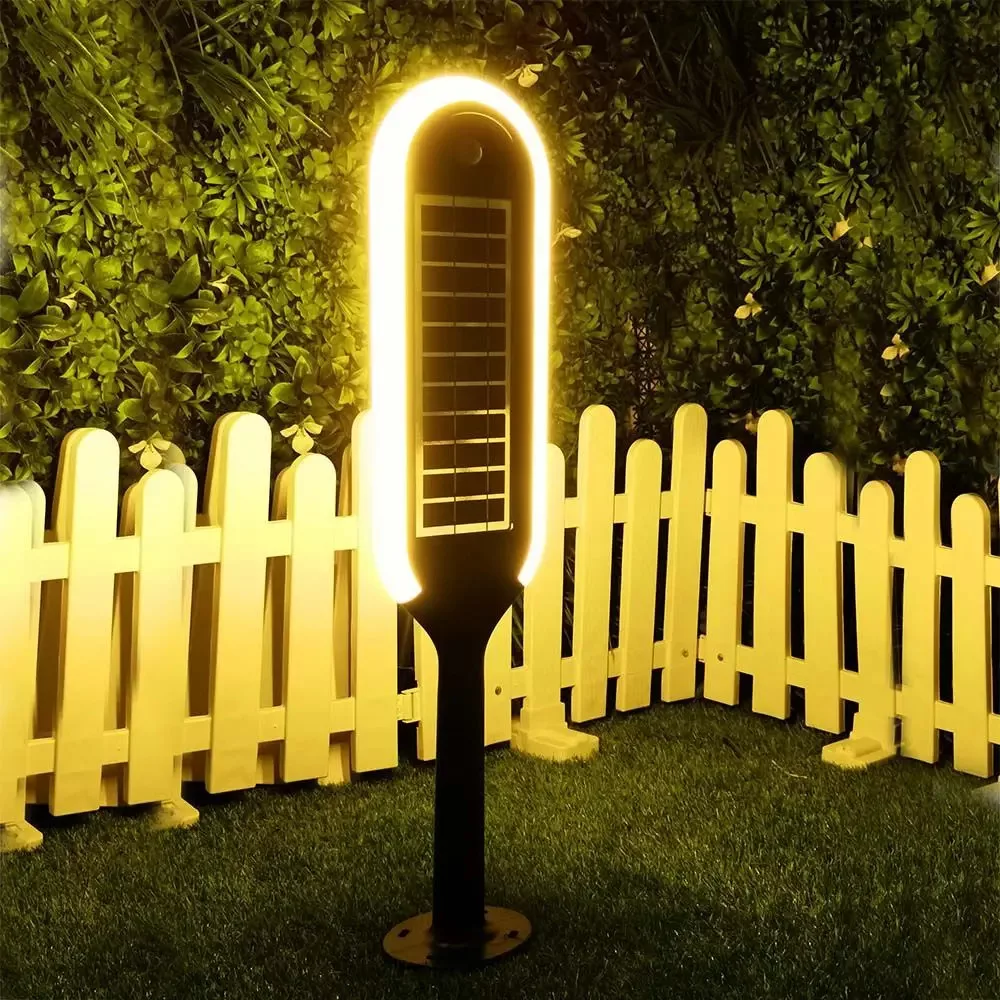 V-TAC leszúrható napelemes kerti lámpa mozgásérzékelővel, 5W 400lm 3,7V 2000mAh, 4000K, fekete színű - 6665 - Image 10
