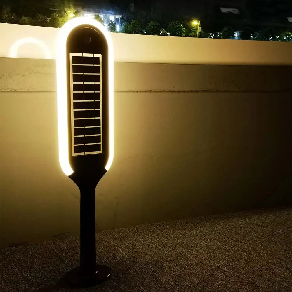V-TAC leszúrható napelemes kerti lámpa mozgásérzékelővel, 5W 400lm 3,7V 2000mAh, 4000K, fekete színű - 6665 - Image 9
