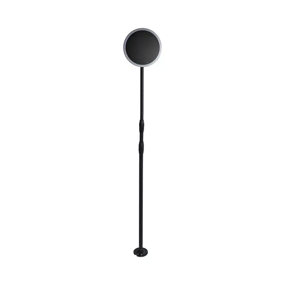 V-TAC napelemes kerti lámpa állítható magassággal, 129 cm, 8W 500lm 7,4V 2000mAh, 4000K, fekete színű - 6669