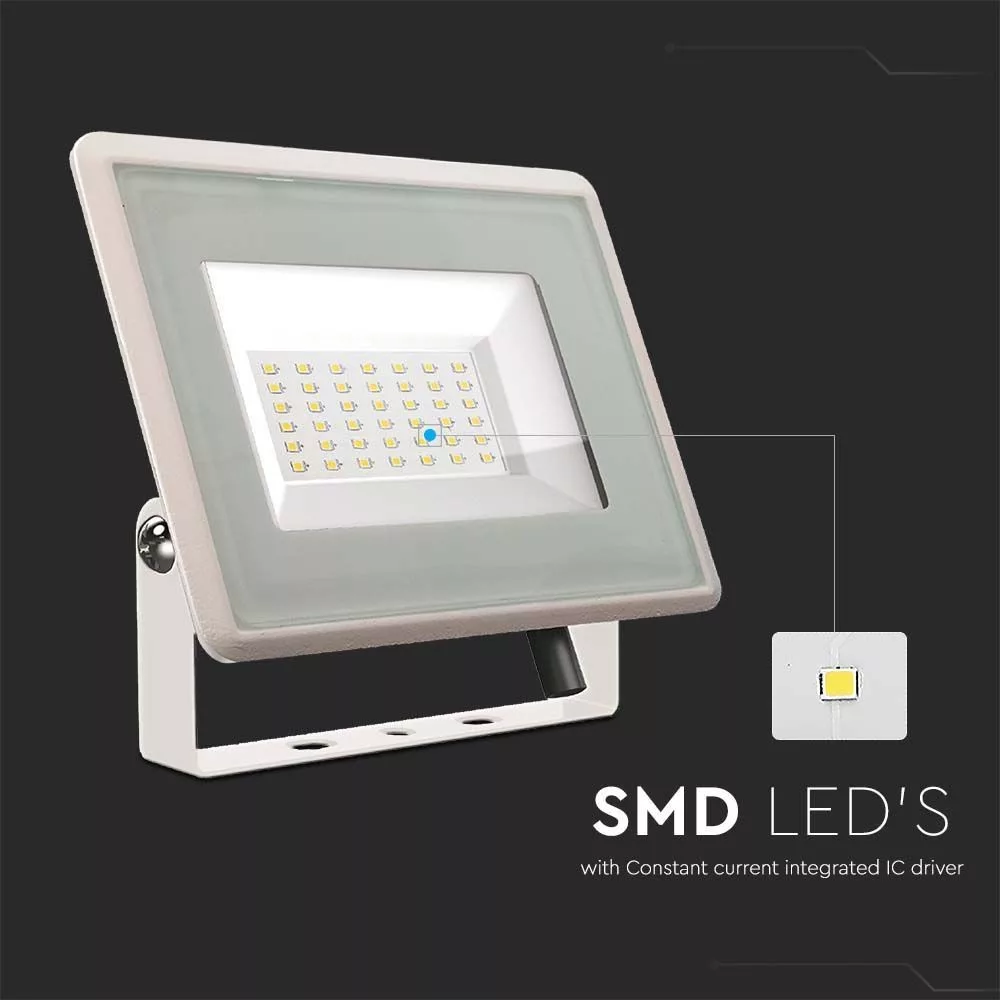 V-TAC LED reflektor 30W 2510lm 100o 6400K fehér házas "E" széria - 6748 - Image 6
