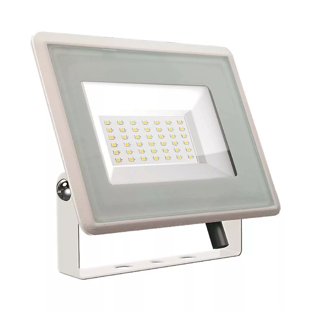 V-TAC LED reflektor 30W 2510lm 100o 6400K fehér házas "E" széria - 6748
