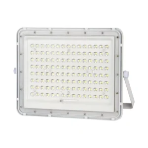 V-TAC Napelemes LED reflektor 20W 1800lm 3,2V 16000mAh 4000K, 3m vezetékkel, cserélhető akkumulátorral, távirányítóval, fehér - 7846