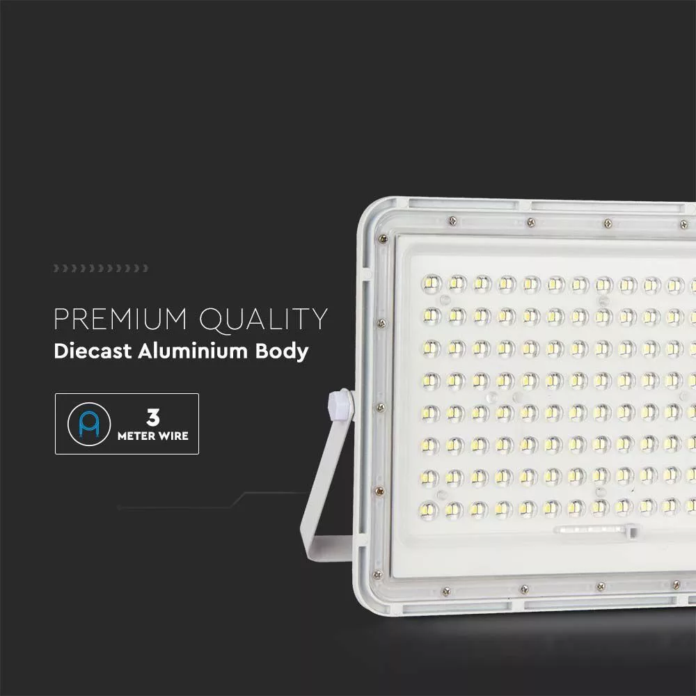 V-TAC Napelemes LED reflektor 20W 1800lm 3,2V 16000mAh 4000K, 3m vezetékkel, cserélhető akkumulátorral, távirányítóval, fehér - 7846 - Image 5