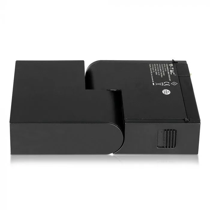 V-TAC dönthető LED spotlámpa mágneses sínhez, 10W 700lm 24V, 3000K, 30o, CRI: >90, UGR<19, fekete színű - 7962 - Image 8