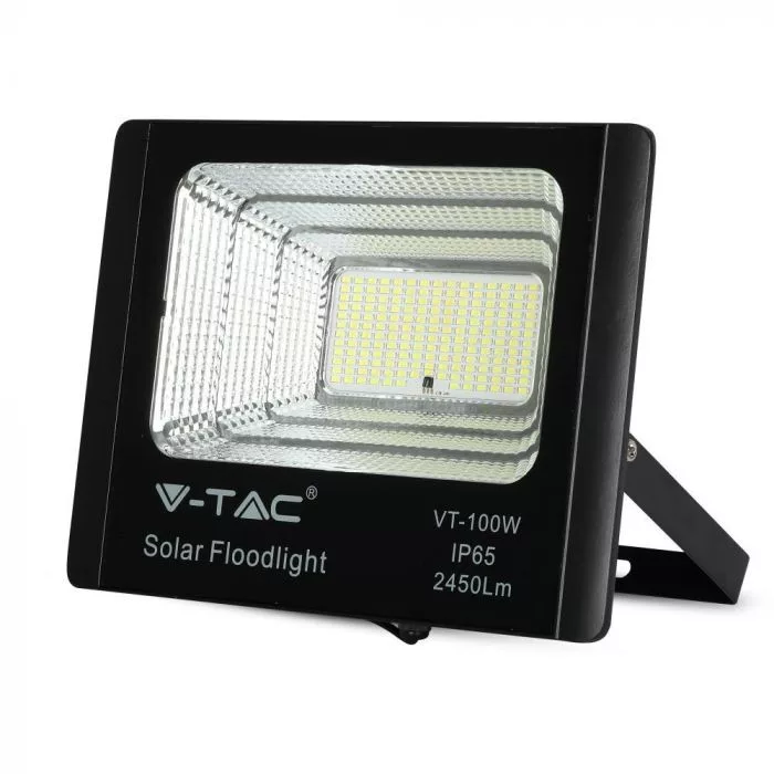 V-TAC Napelemes LED reflektor 35W 2450lm 3,2V 15000mAh 6000K, 5 m vezetékkel, UV álló, távirányítóval, fekete - 94012 - Image 13
